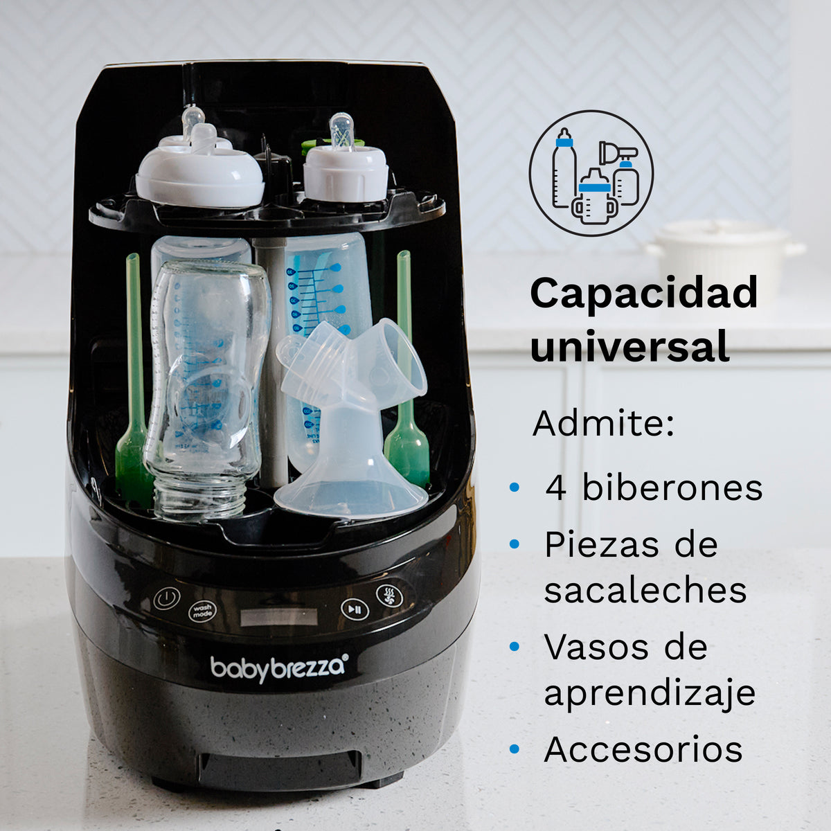 Bottle Washer Pro (lava, esteriliza e seca automaticamente)