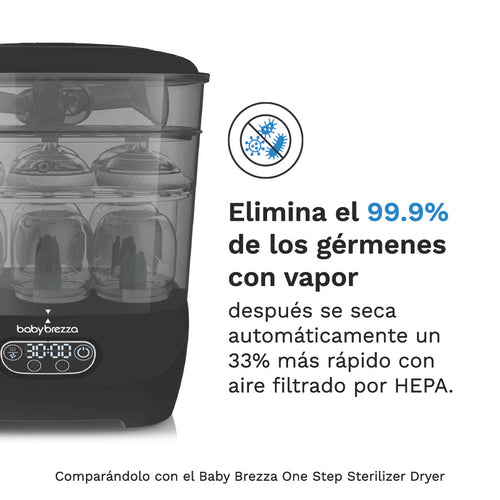 Baby Bottle Sterilizer and Dryer Advanced Color Negro - Esterilizador y secador de biberones en un sólo paso - product thumbnail