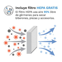 One Step® Sterilizer and Dryer Advanced — Esteriliza y seca un 33% más rápido