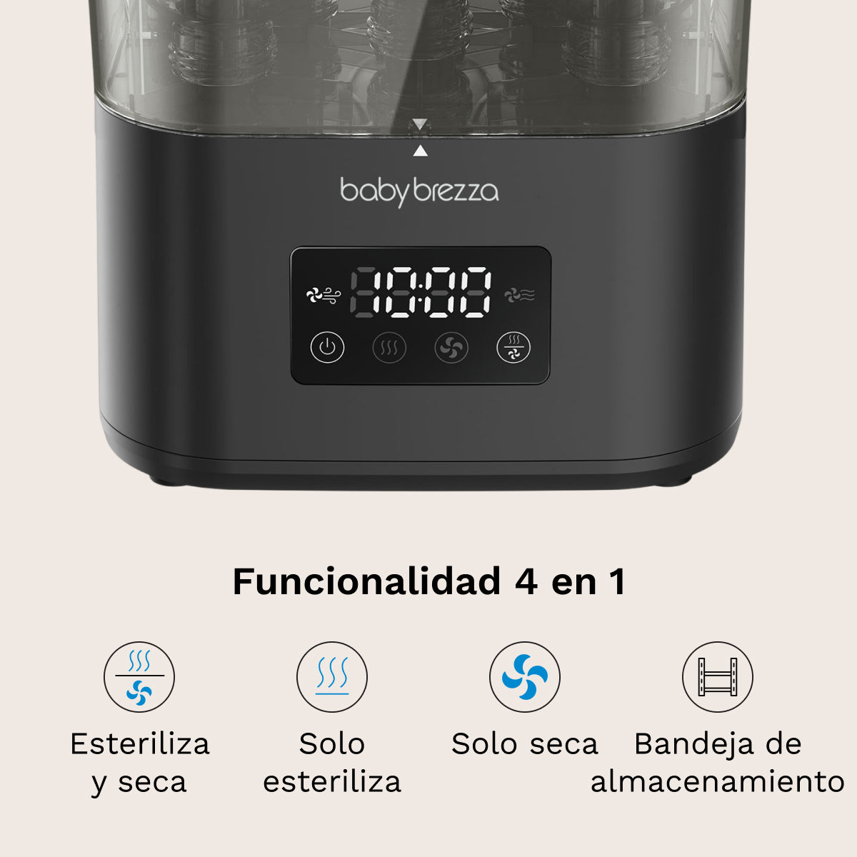 SuperQuick – Esterilizador y Secador de Biberones en 10 Minutos