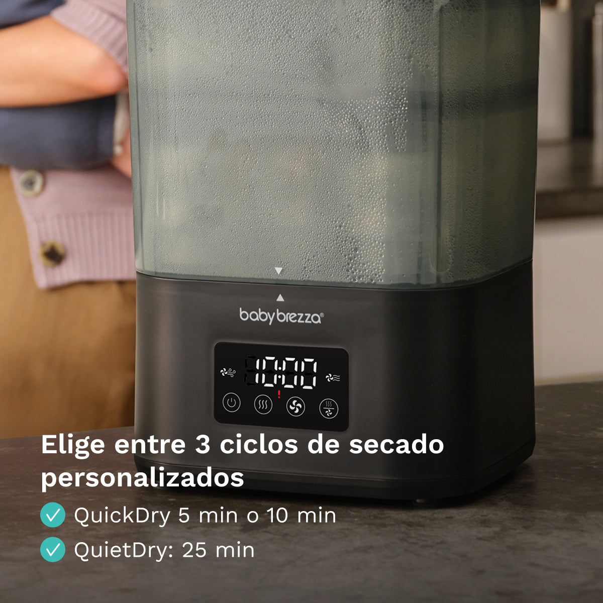 SuperQuick – Esterilizador y Secador de Biberones en 10 Minutos