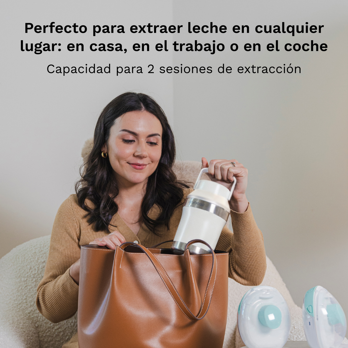All-day Breastmilk Portable Cooler  (Termo portátil para leche materna)