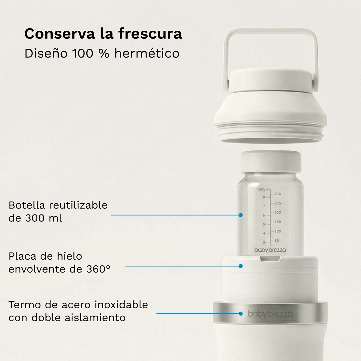All-day Breastmilk Portable Cooler  (Termo portátil para leche materna)