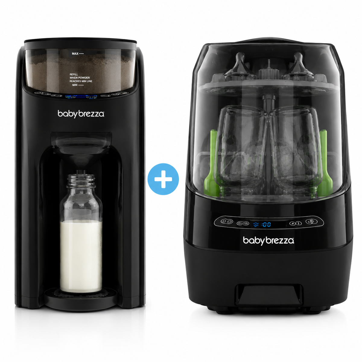 Set Formula Pro Advanced Black + Bottle Washer Pro Black