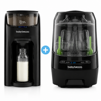 Set Formula Pro Advanced Black + Bottle Washer Pro Black