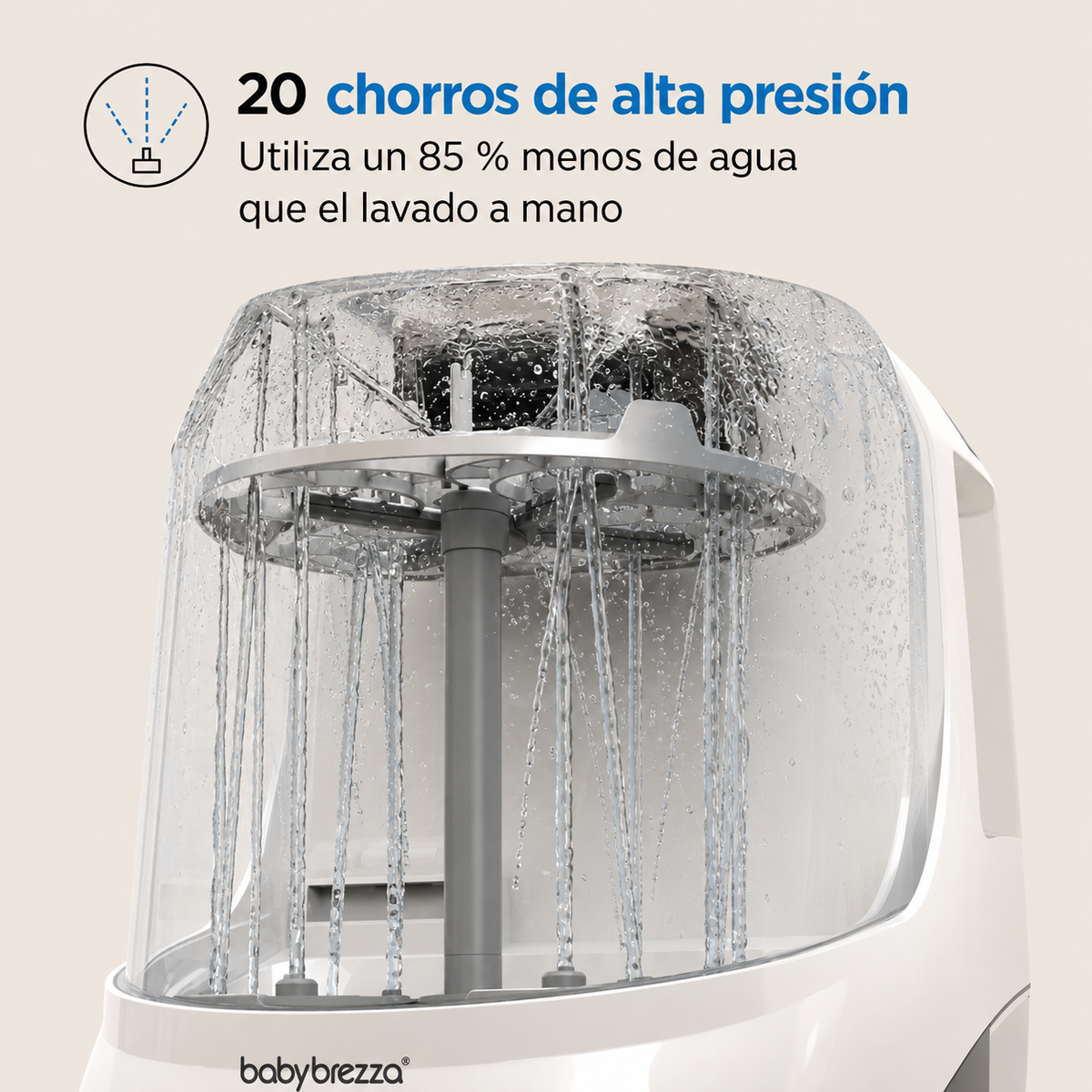 Bottle Washer Pro – Lavabiberones, Esterilizador y Secador Automático