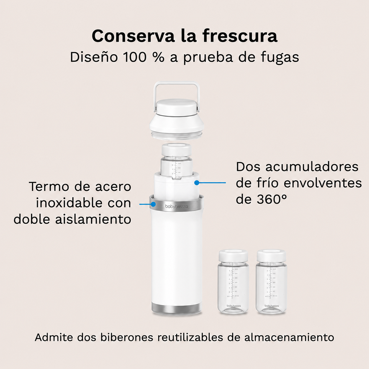 All-day Breastmilk Portable Cooler  (Termo portátil para leche materna)
