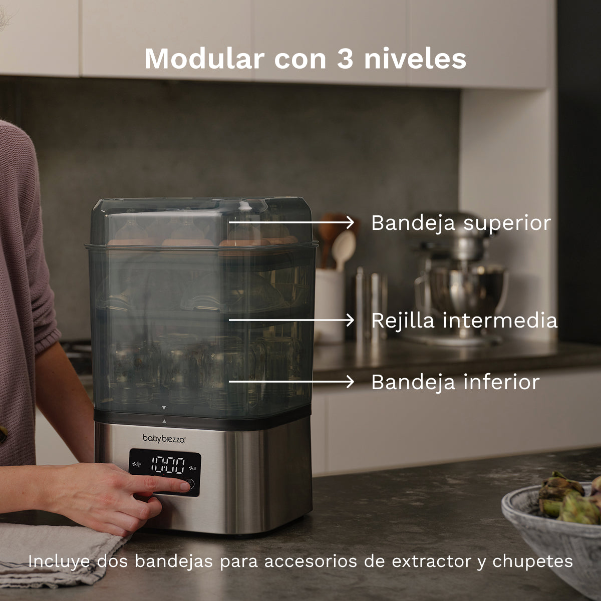 SuperQuick – Esterilizador y Secador de Biberones en 10 Minutos