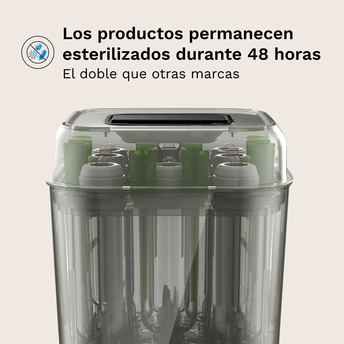 SuperQuick – Esterilizador y Secador de Biberones en 10 Minutos